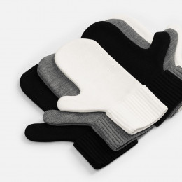 Варежки Yong, серые