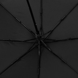 Зонт складной Edgeline, черный с зеленым