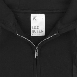 Толстовка на молнии с капюшоном женская Queen, темно-синяя