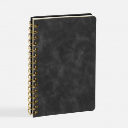 Ежедневник Spiral, недатированный, черный