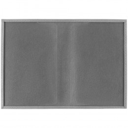 Обложка для паспорта Nubuk, светло-серая