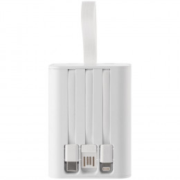 Аккумулятор с быстрой зарядкой Trellis Quick 10000 мАч, белый