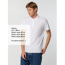 Рубашка поло мужская Spring 210, бирюзовая