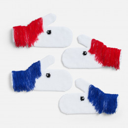 Варежки «Игогошки», с красной гривой