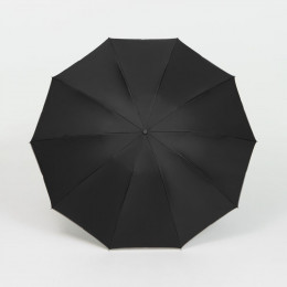 Зонт обратного сложения с ручкой-карабином Foldberry, черный