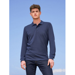 Рубашка поло мужская с длинным рукавом Perfect LSL Men, красная