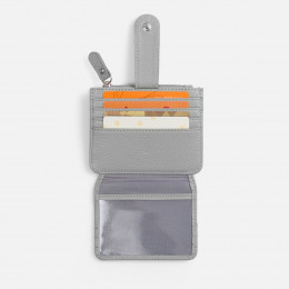 Картхолдер на молнии Unison, серый