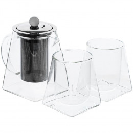 Чайный набор Quadroni в черной коробке