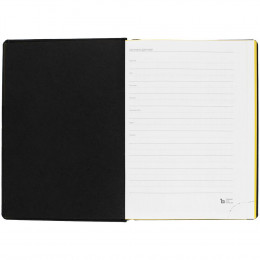 Ежедневник Mobile на заказ, недатированный, черно-желтый