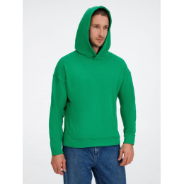 Худи оверсайз унисекс Tolla, зеленое