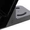 Зарядная станция с часами E-Store для смартфона, часов и наушников, черная