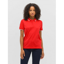 Рубашка поло унисекс Palermo, серый меланж с темно-синим