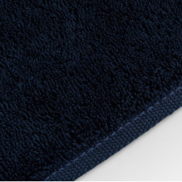 Полотенце махровое Terrychic, среднее, темно-синее