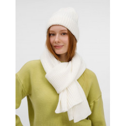 Шапка Laconi, молочно-белая