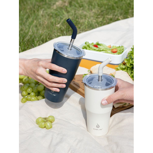 Термостакан Sapporo М, белый (молочный)