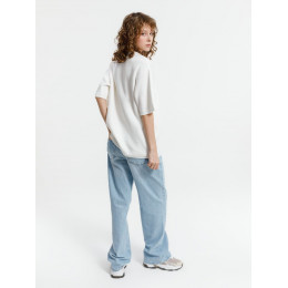 Джемпер с коротким рукавом Siluetti Volumica, молочно-белый