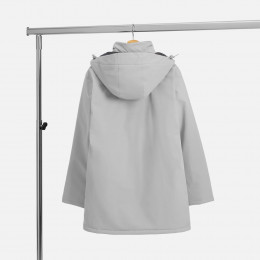 Куртка-парка унисекс Sfera, светло-серая