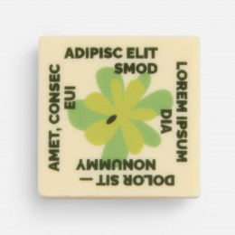 Печенье Dream White в белом шоколаде, квадрат