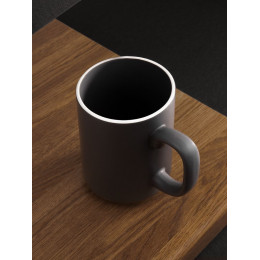 Кружка Mugful, темно-серая (графитовая)