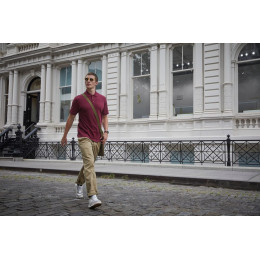 Рубашка поло Safran темно-синяя