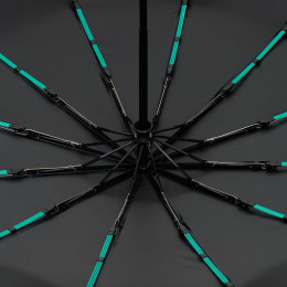 Зонт складной с УФ-защитой Ribstar, темно-синий