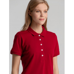 Рубашка поло женская Sunset, красная