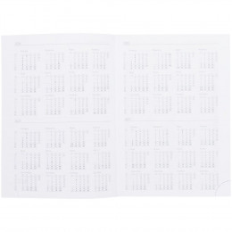 Ежедневник Vivian Metal, недатированный, голубой