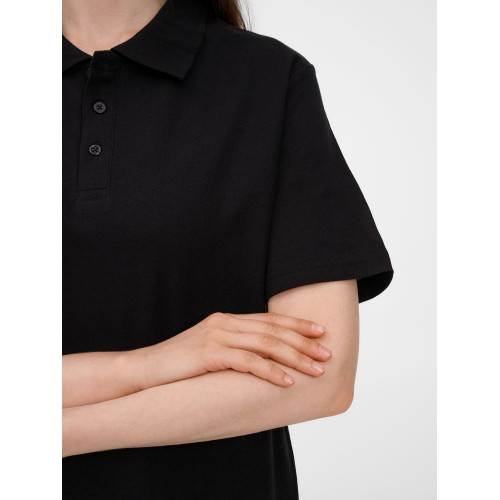 Рубашка поло унисекс Tervise, черная