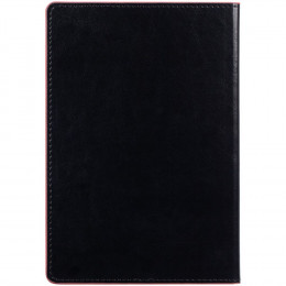 Ежедневник Alanis, недатированный, черный с красным