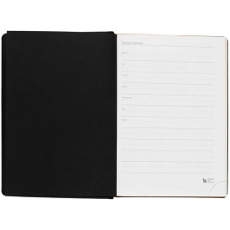 Ежедневник Mobile на заказ, недатированный, черно-оранжевый