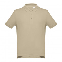 Рубашка-поло мужская ADAM, пастельный зелёный, S, 100% хлопок, плотность 195 г/м2