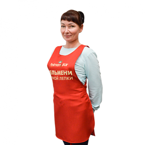 Накидка-фартук с полной запечаткой, материал: габардин  54х82