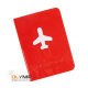 Обложка для паспорта "Flight" 10 x 13 красный 